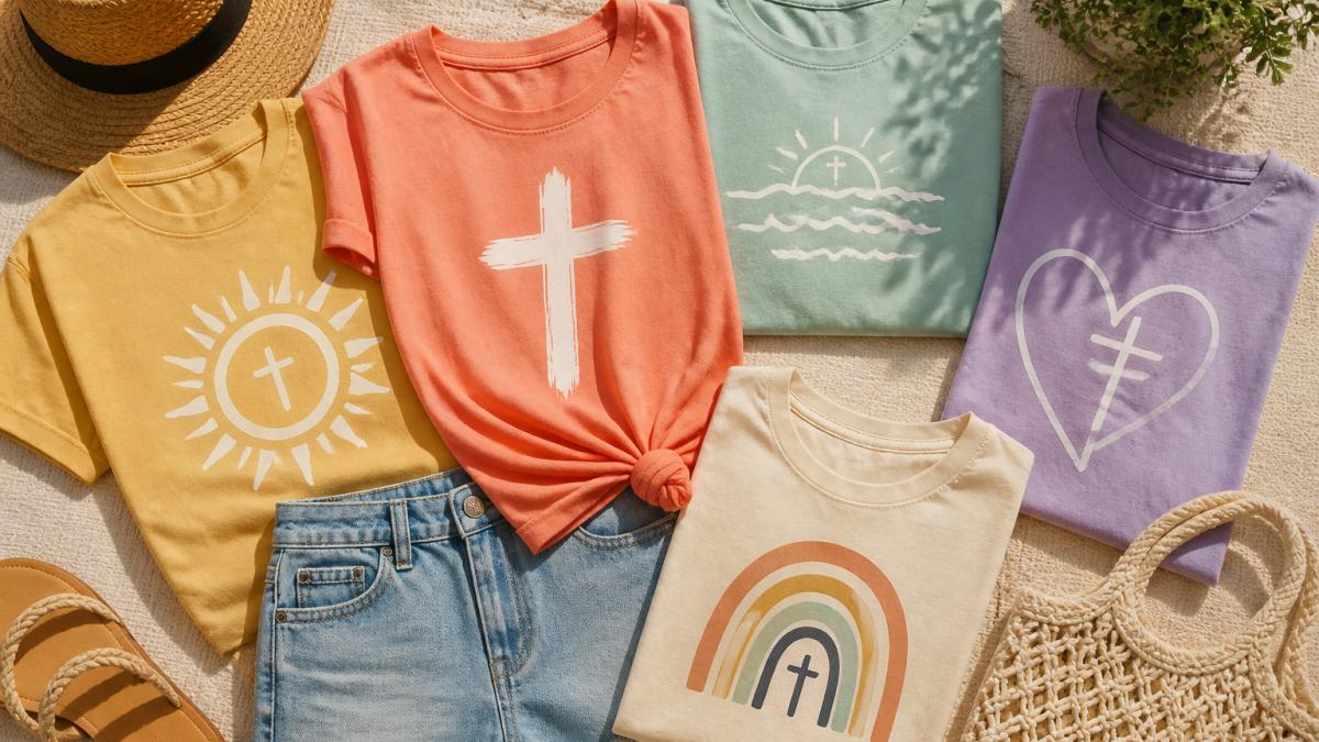 Colorful Faith-Based Clothing for Summer