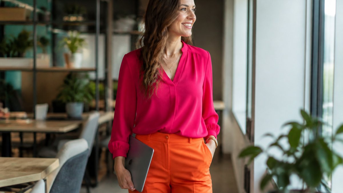 How to Style Vibrant Apparel for Work