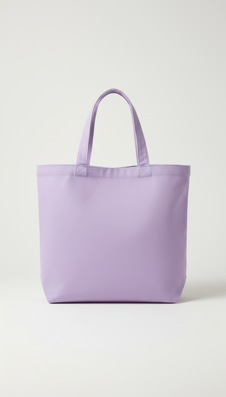 Lavender Pop canvas tote bag