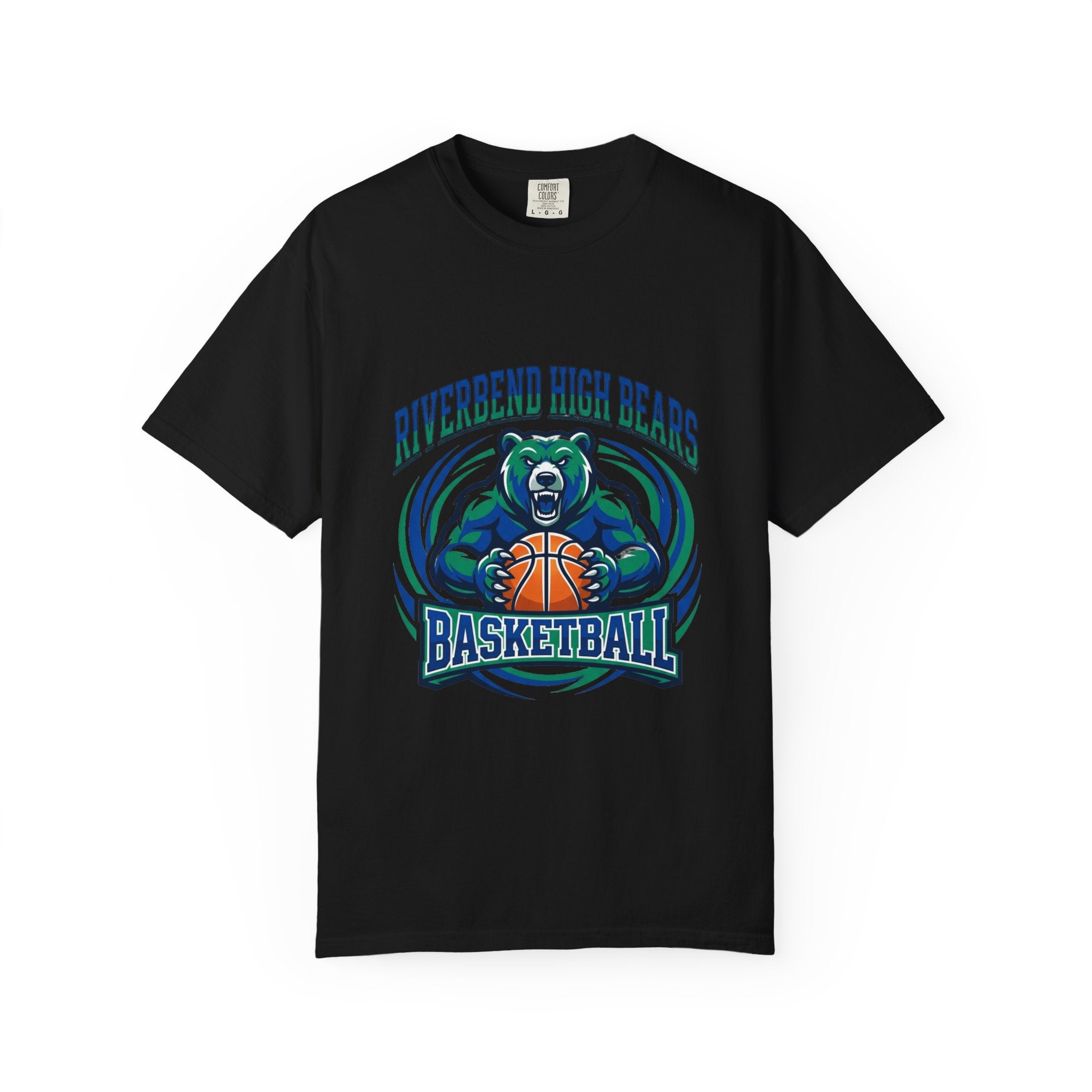 Riverbend High Bears Basketball T-Shirt — School Team Spirit Tee