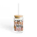 Pumpkin Patch Baby Sipper Glass - 16oz Fall Straw Tumbler