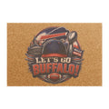 Let's Go Buffalo! Football Doormat — Buffalo Bills Fan Welcome Mat