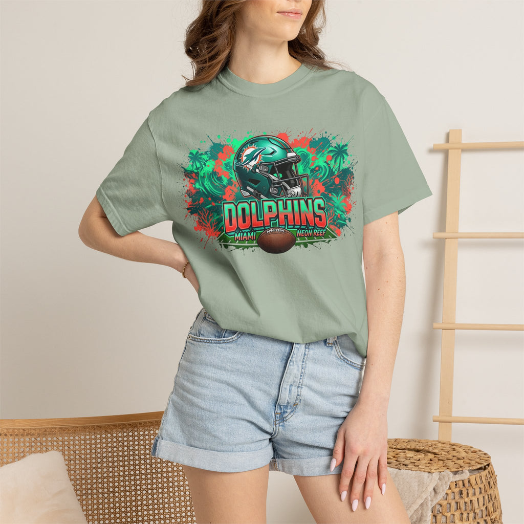 Unisex Garment-Dyed T-shirt-Dolphins
