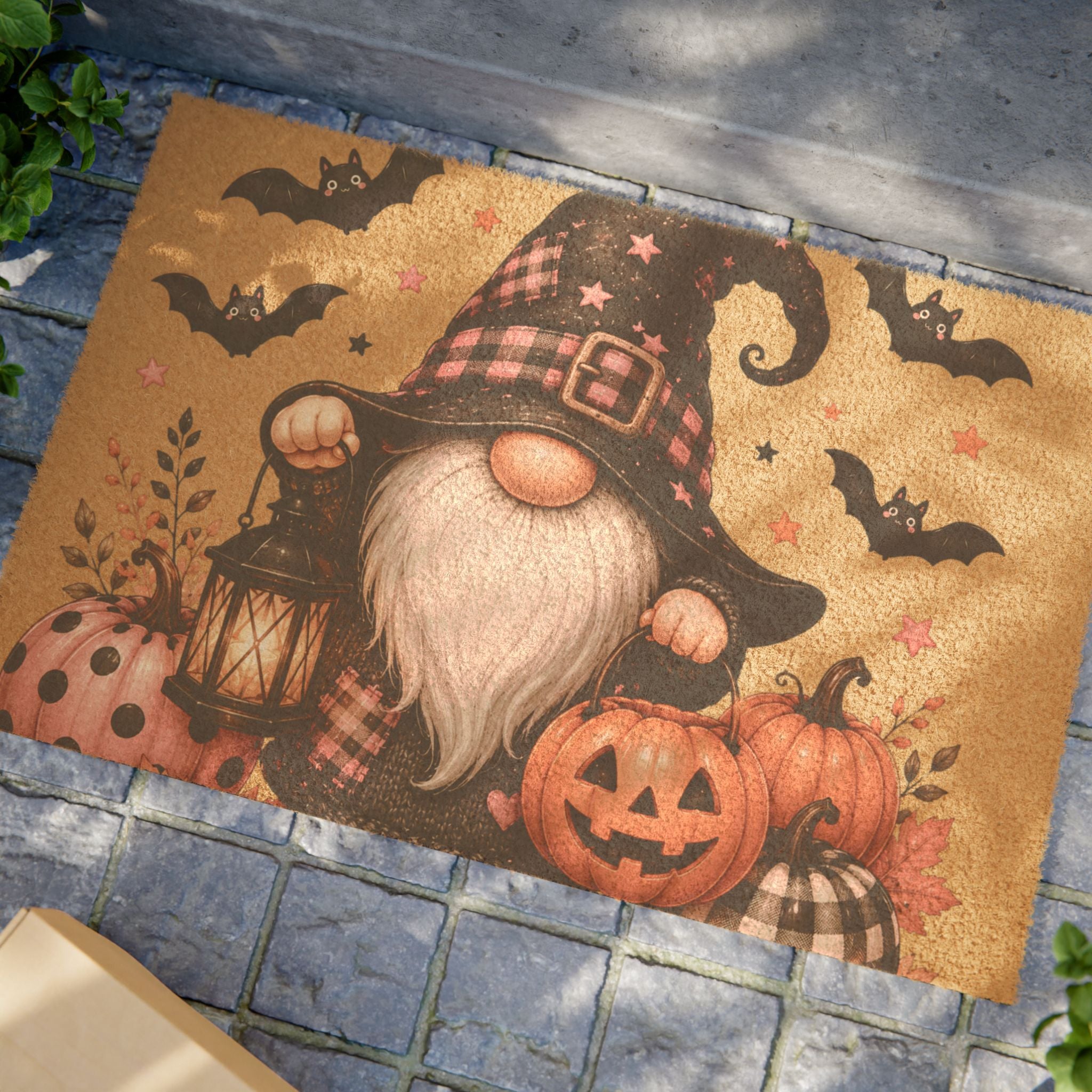 Halloween Gnome Doormat
