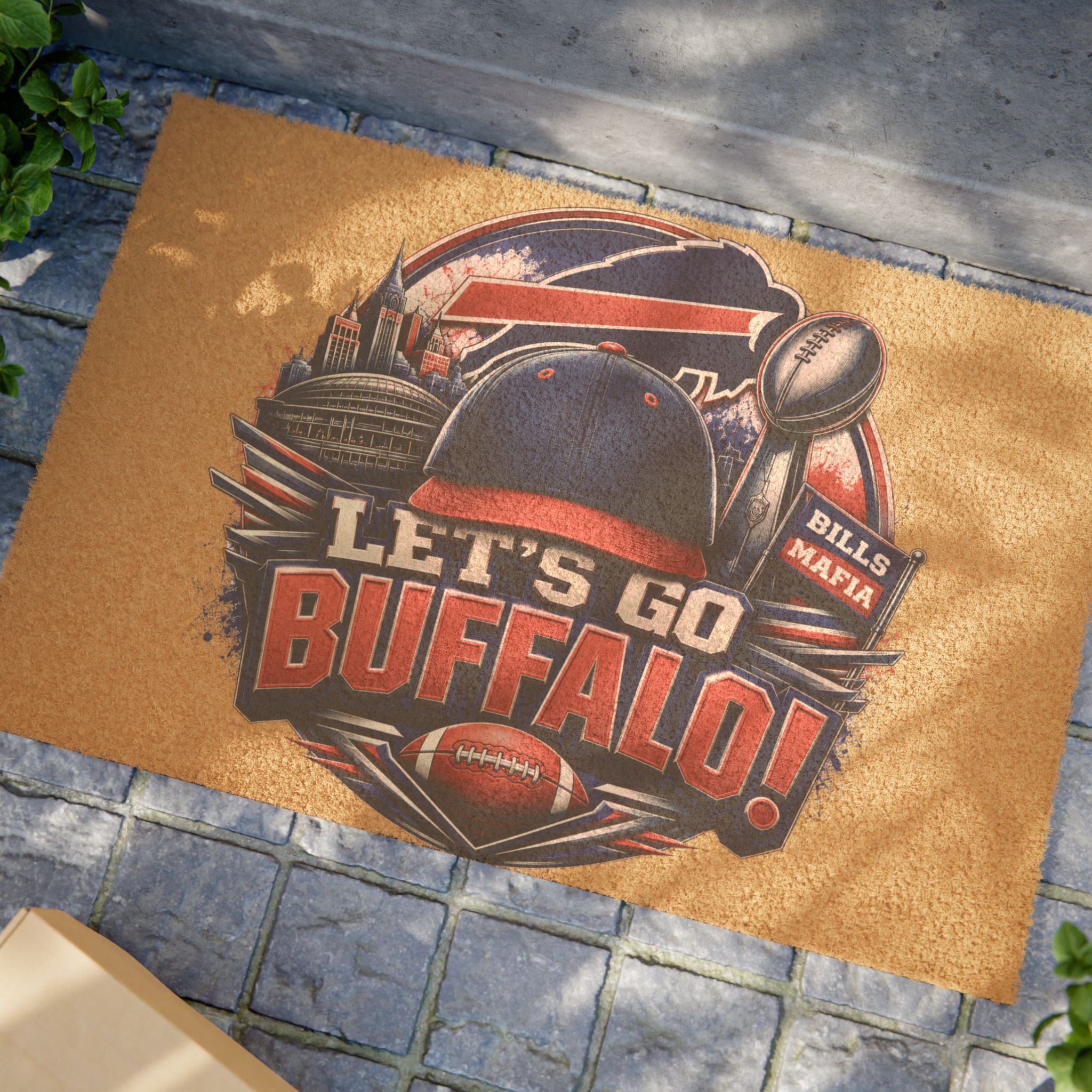 Let's Go Buffalo! Doormat