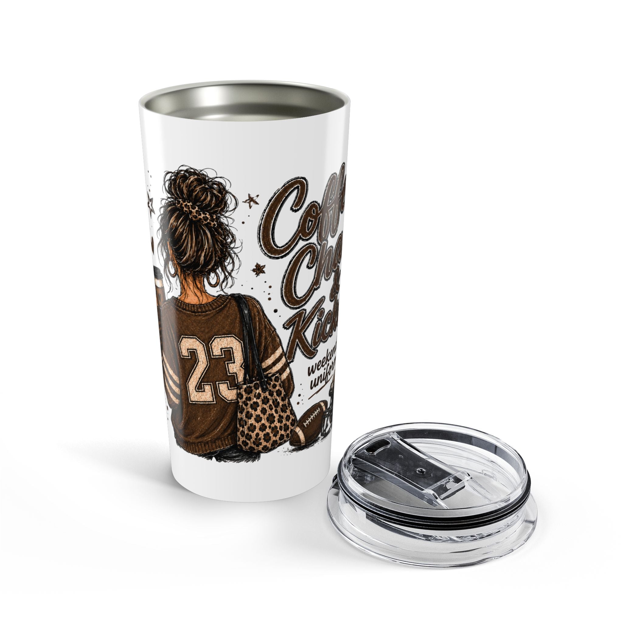 Coach Crew 20oz Insulated Tumbler — Coffee Coach Mom Travel Cup