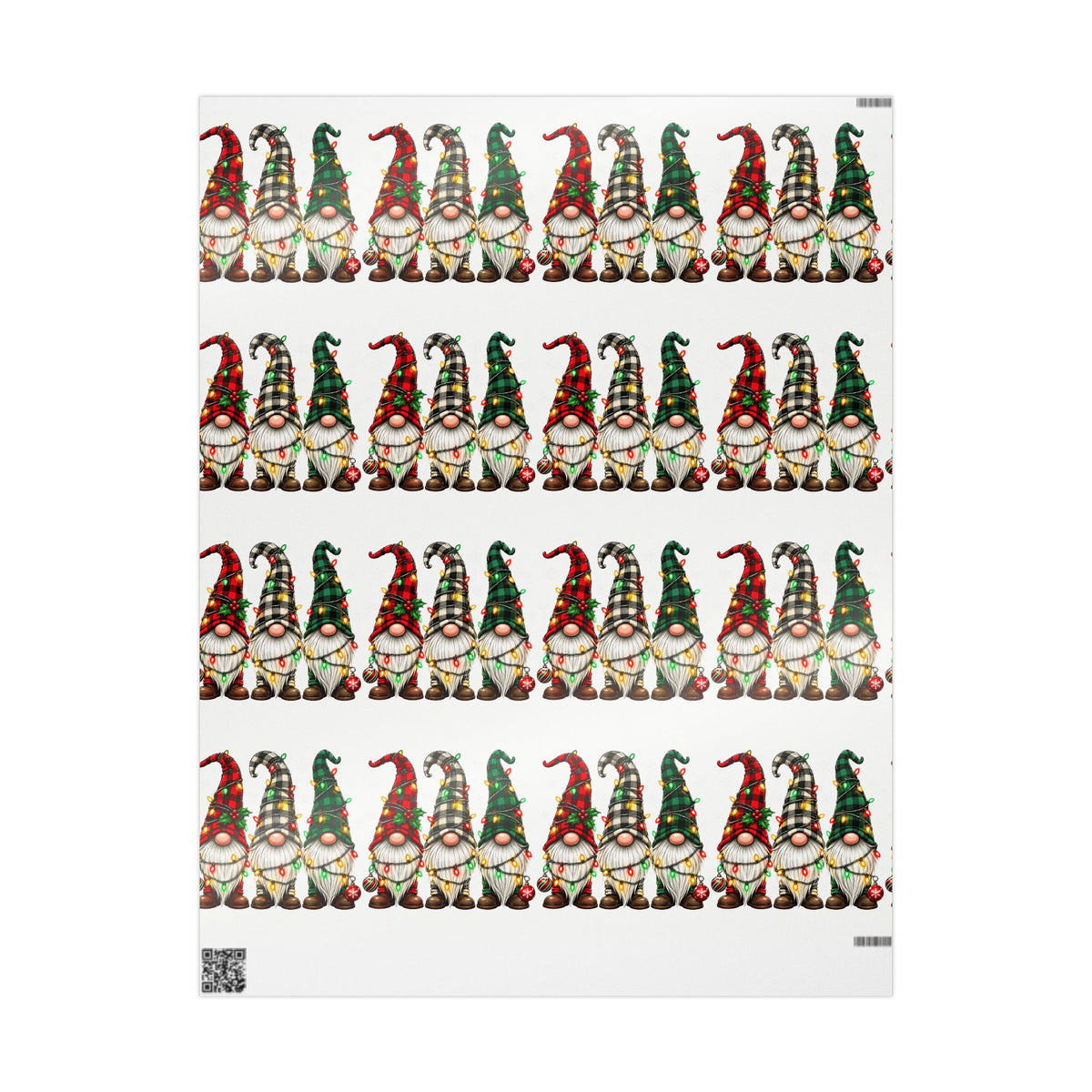 Gnome Christmas Wrapping Paper