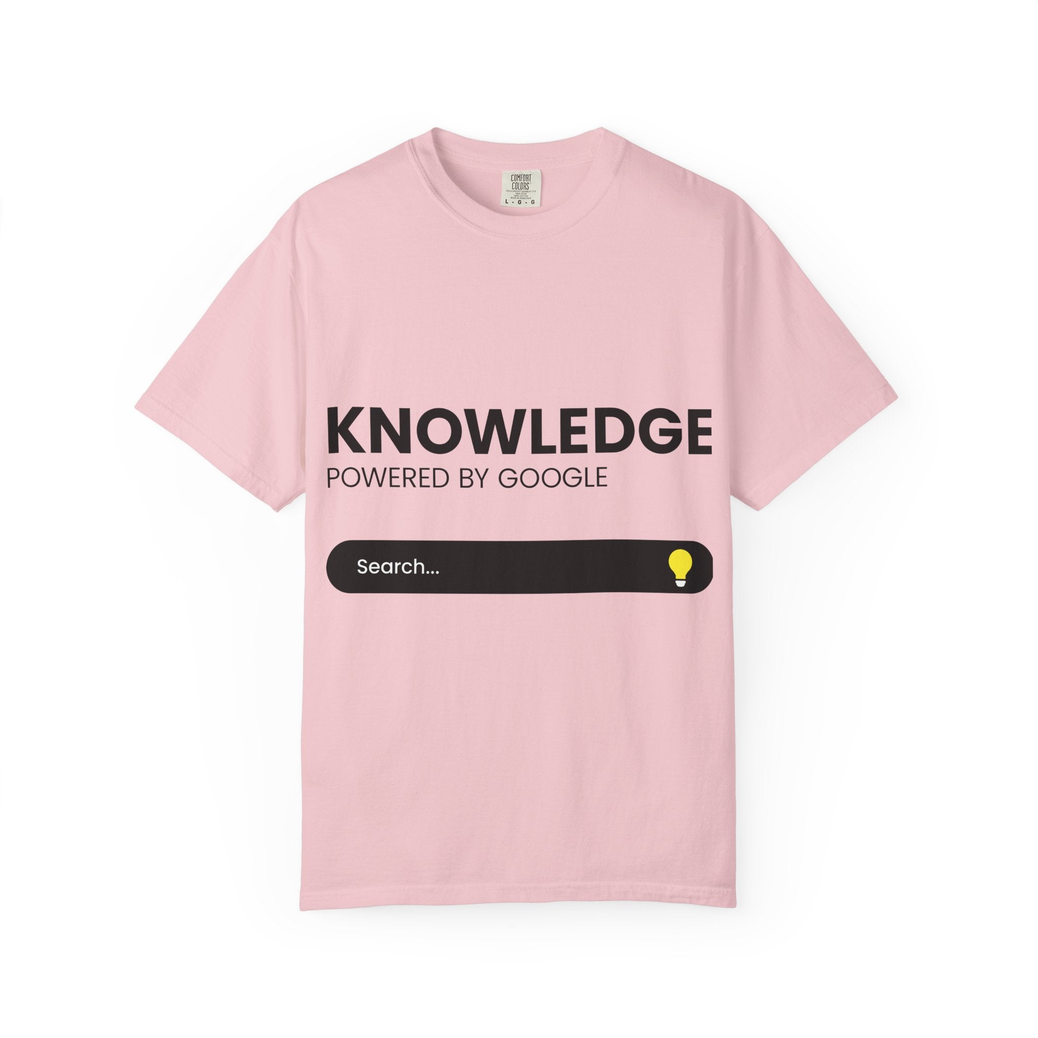 Knowledge Powered by Google T-Shirt — Search Bar Design