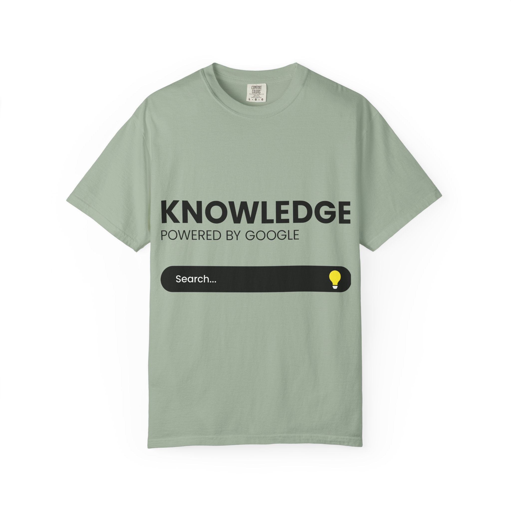 Knowledge Powered by Google T-Shirt — Search Bar Design