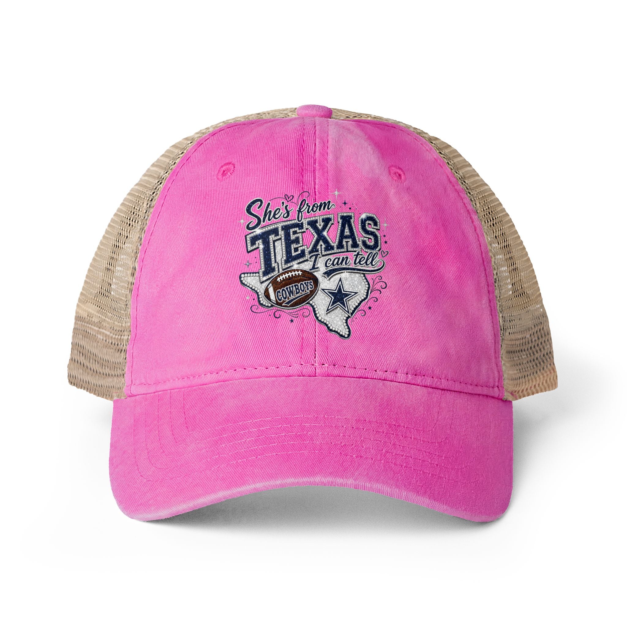 Women's Washed Mesh-Back Cap