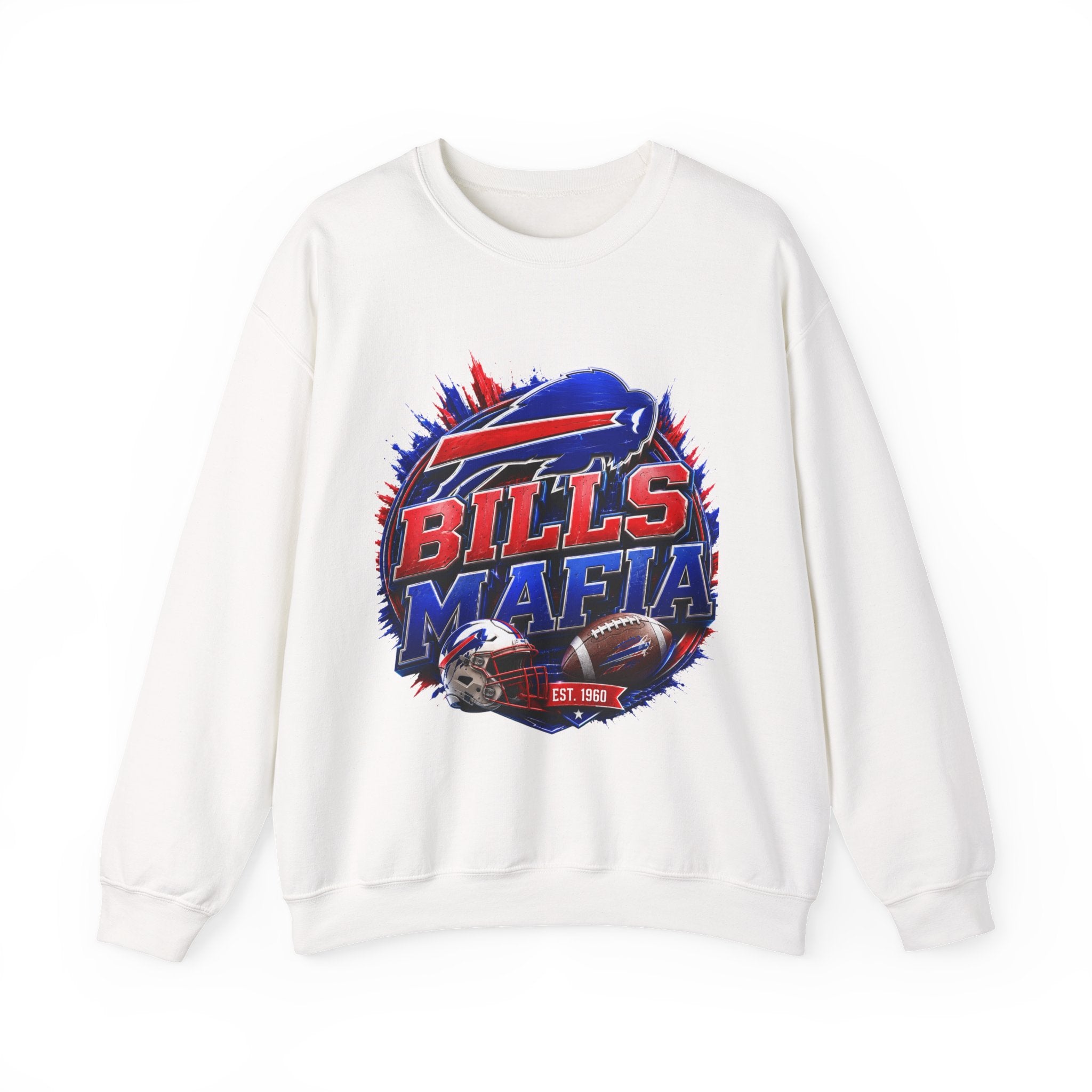 Bills Mafia Crewneck Sweatshirt – Buffalo Football Fan Pullover