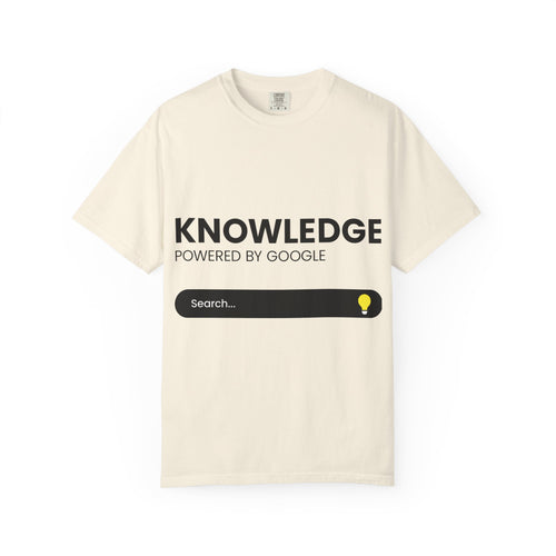 Knowledge Powered by Google T-Shirt — Search Bar Design