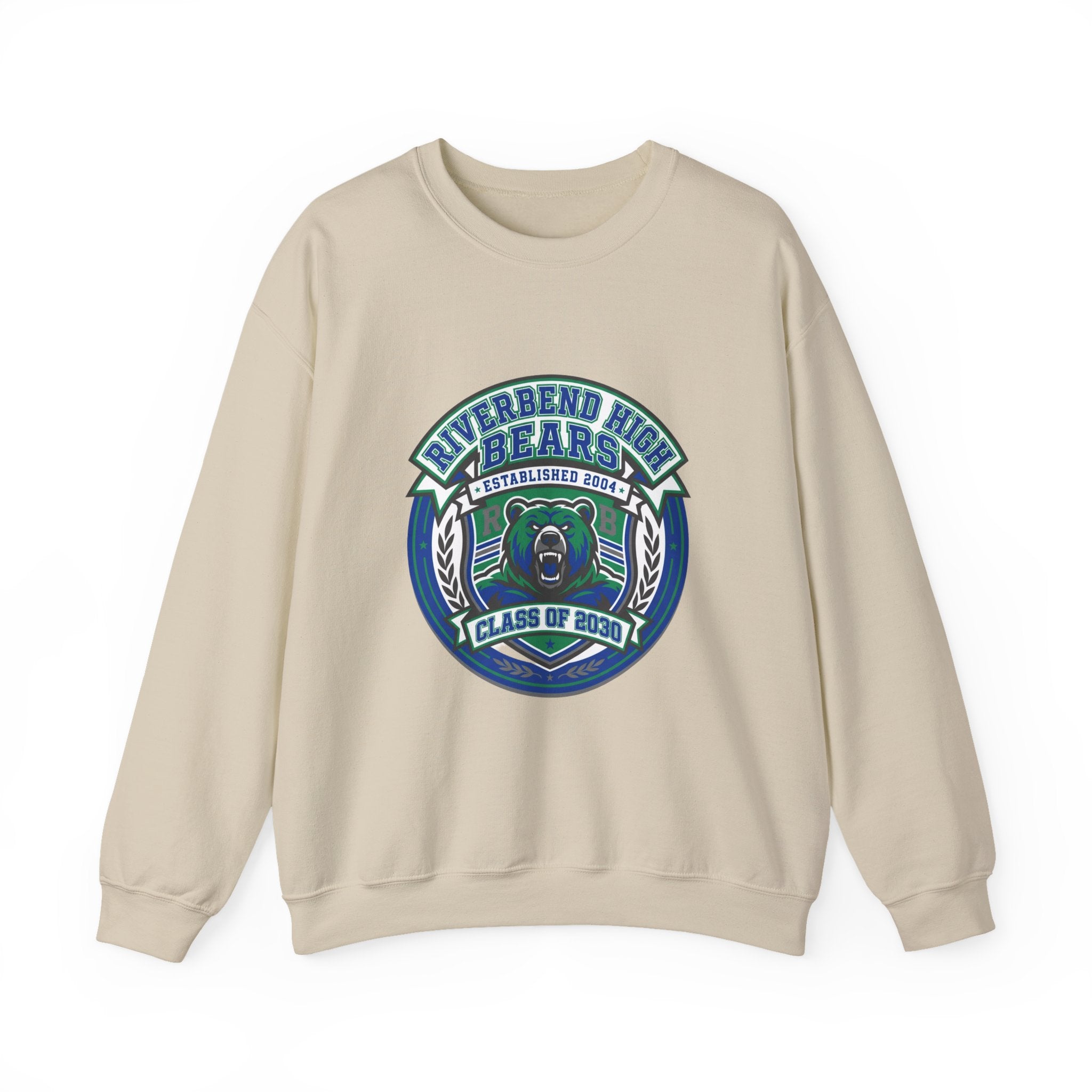 Riverbend High Bears Class of 2030 Crewneck Sweatshirt