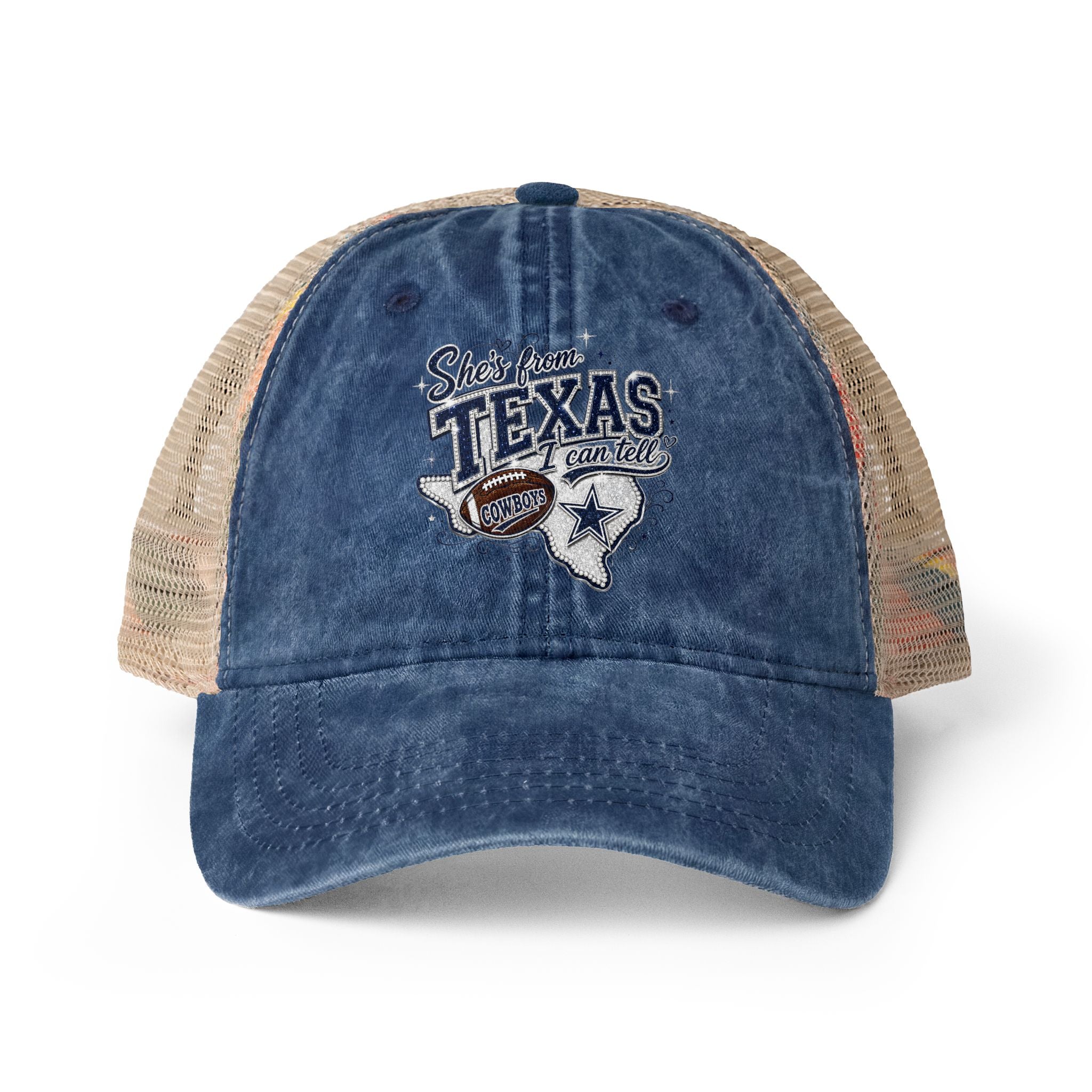 Women's Washed Mesh-Back Cap