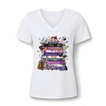 Book Stack V-Neck Tee