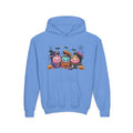 Youth Halloween Truffle Trio Hoodie — Cute Trick-or-Treat Pumpkin Kids Sweatshirt
