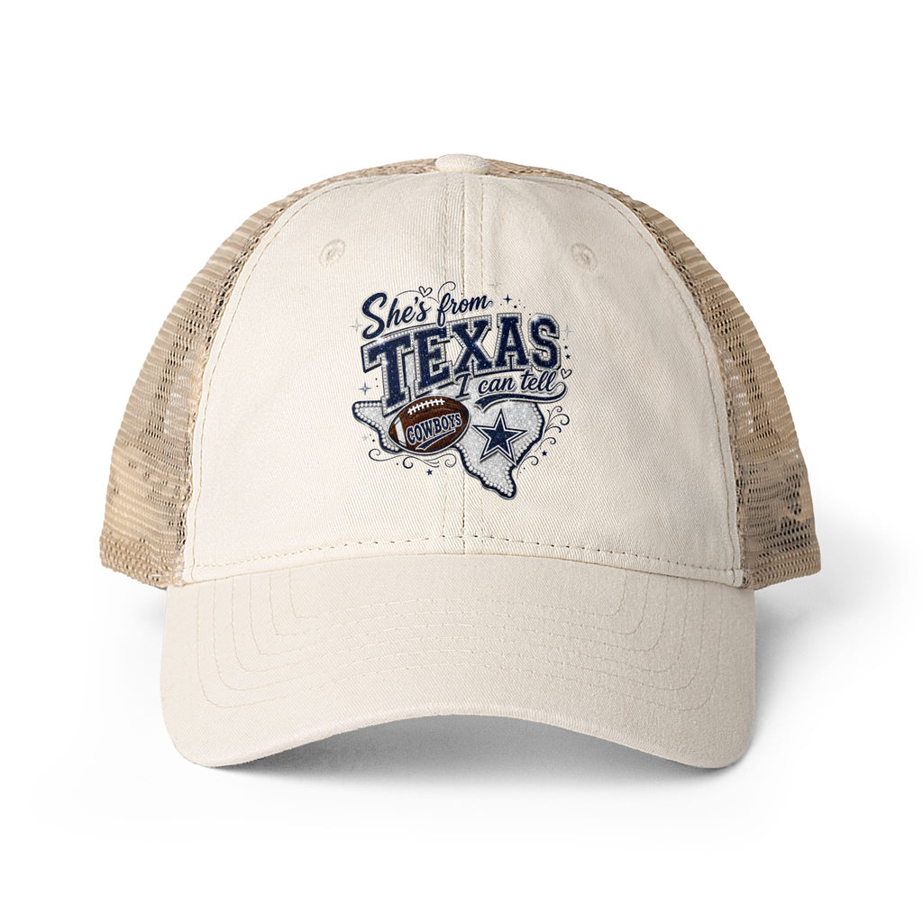 Women's Washed Mesh-Back Cap
