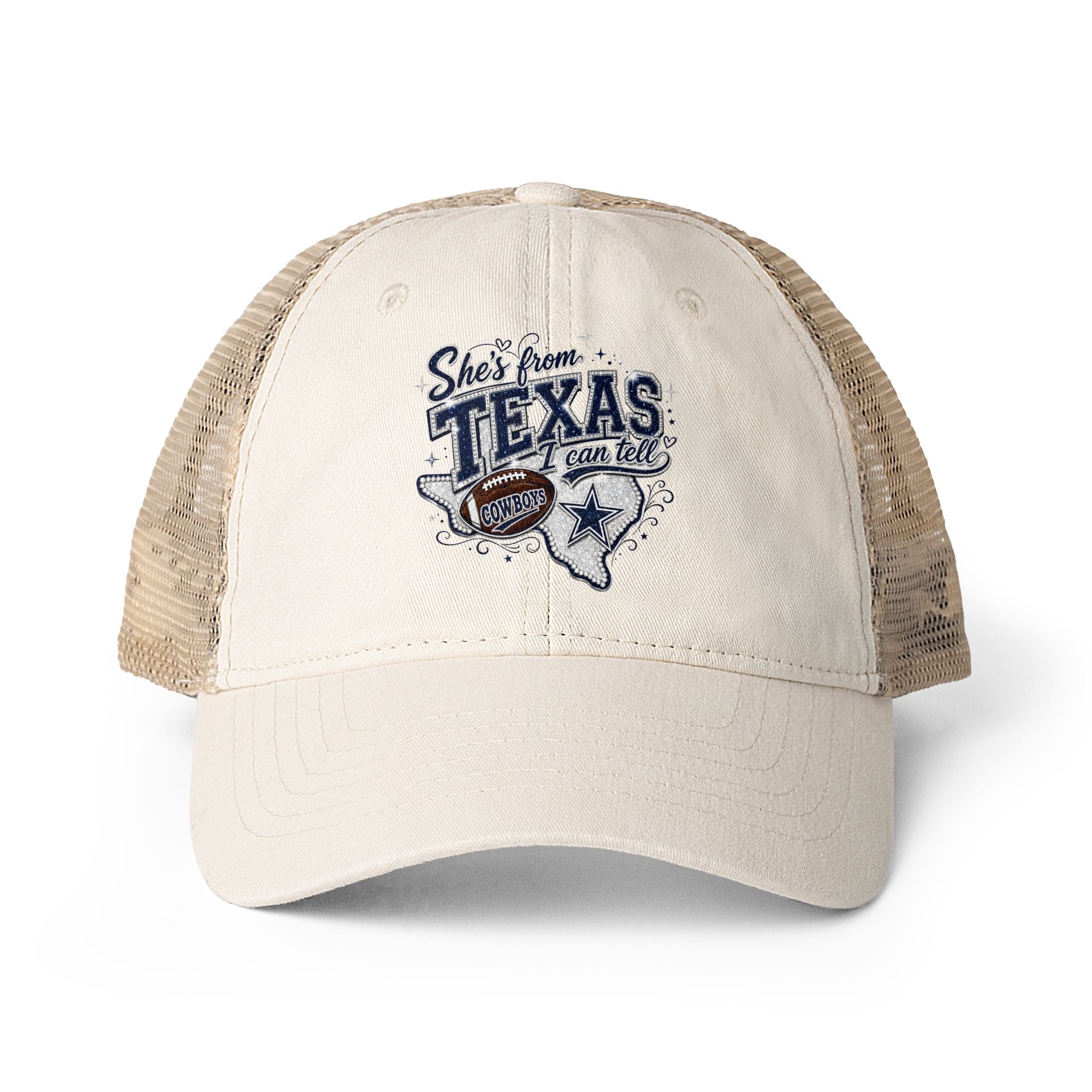 Women's Washed Mesh-Back Cap