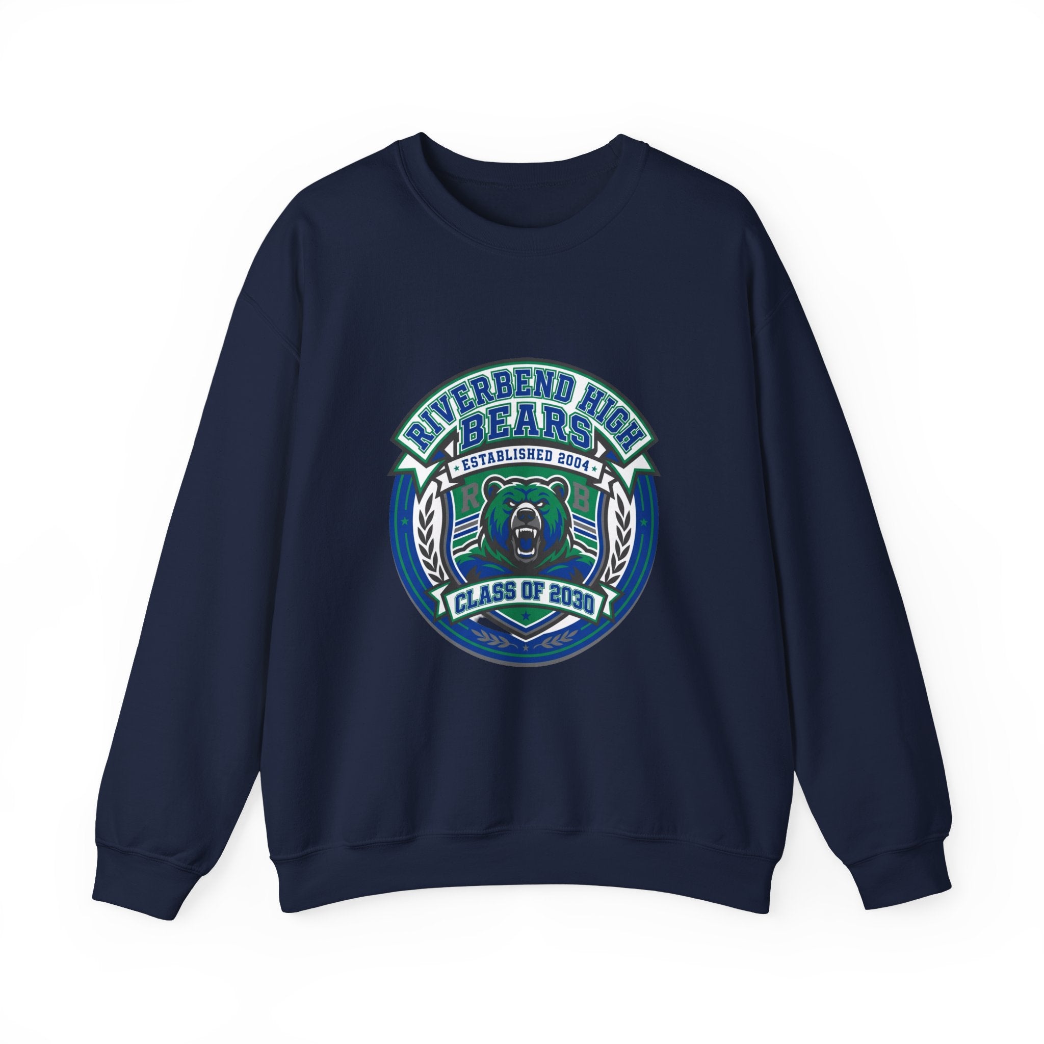 Riverbend High Bears Class of 2030 Crewneck Sweatshirt