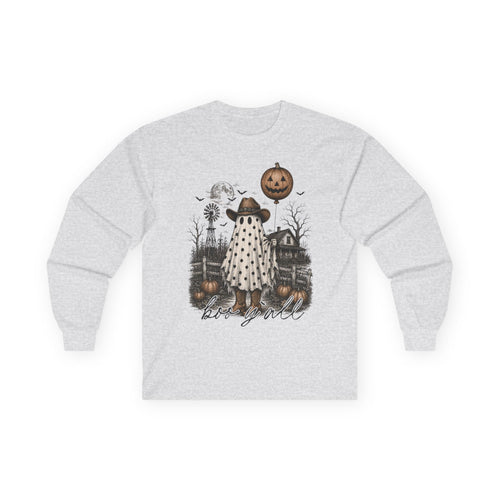 Halloween Ghost Girl Long Sleeve Tee