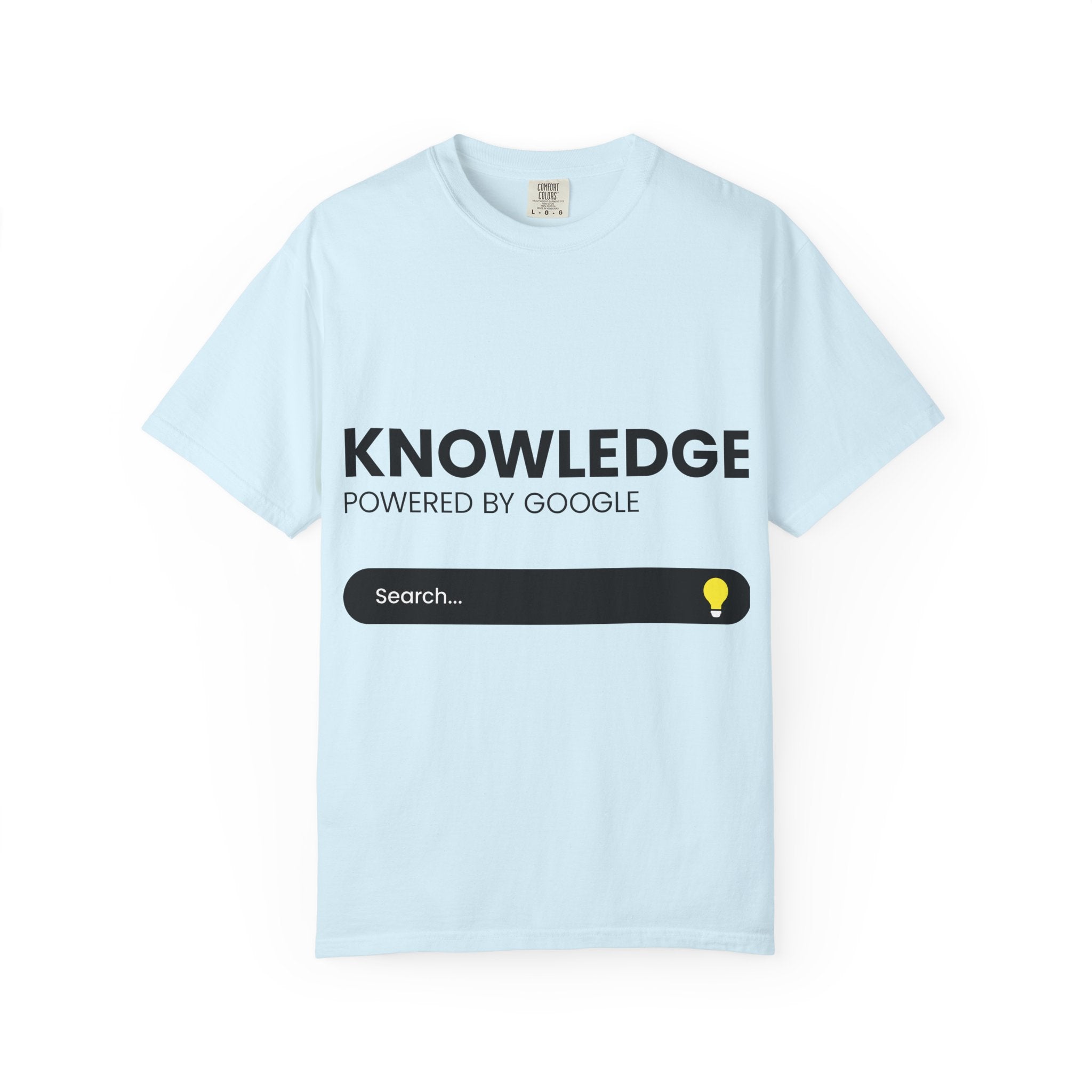 Knowledge Powered by Google T-Shirt — Search Bar Design