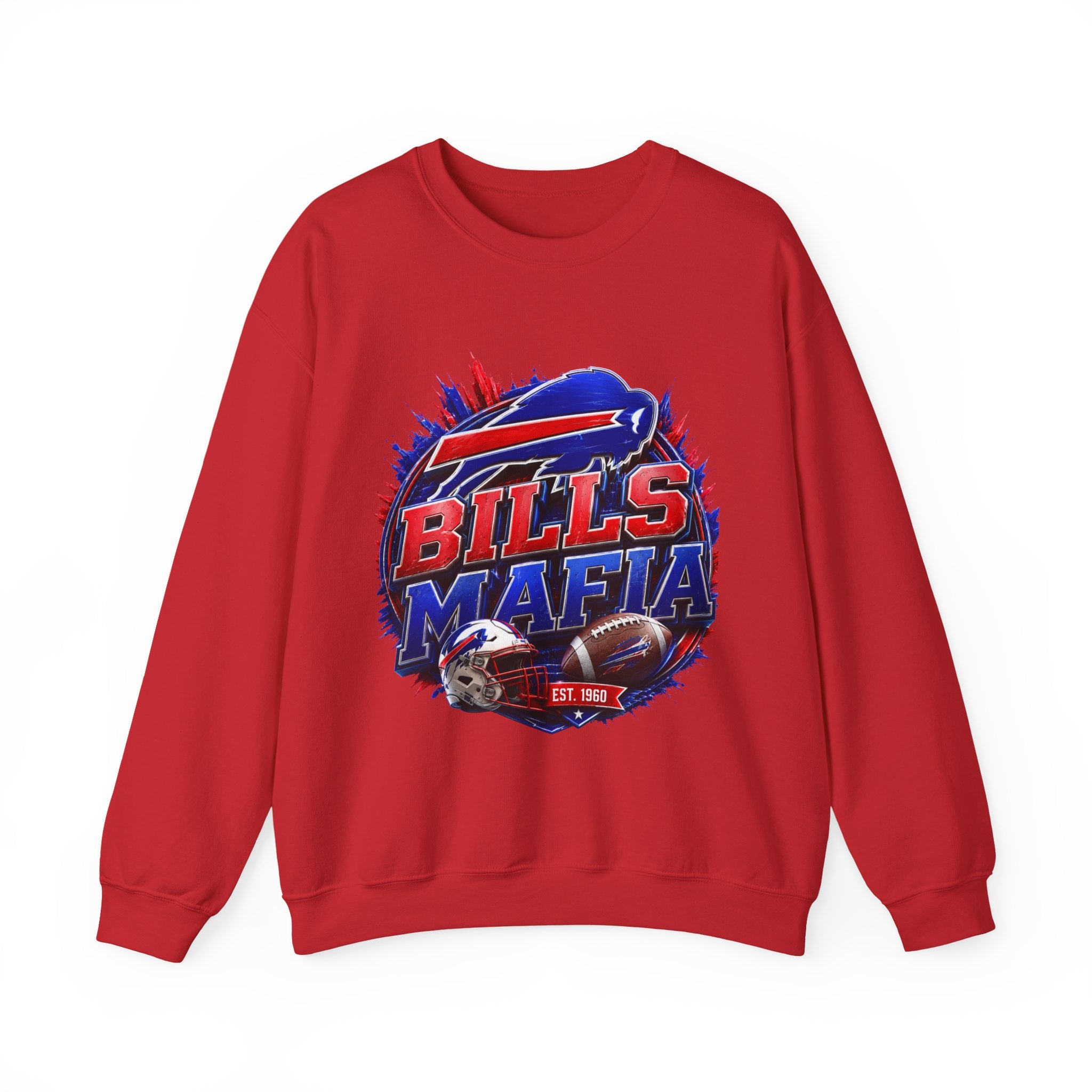 Bills Mafia Crewneck Sweatshirt – Buffalo Football Fan Pullover