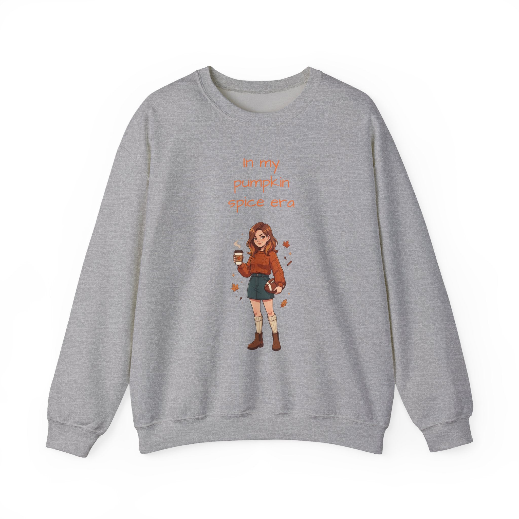 Pumpkin Spice Era Crewneck Sweatshirt — 'In My Pumpkin Spice Era' Cozy Fall Pullover
