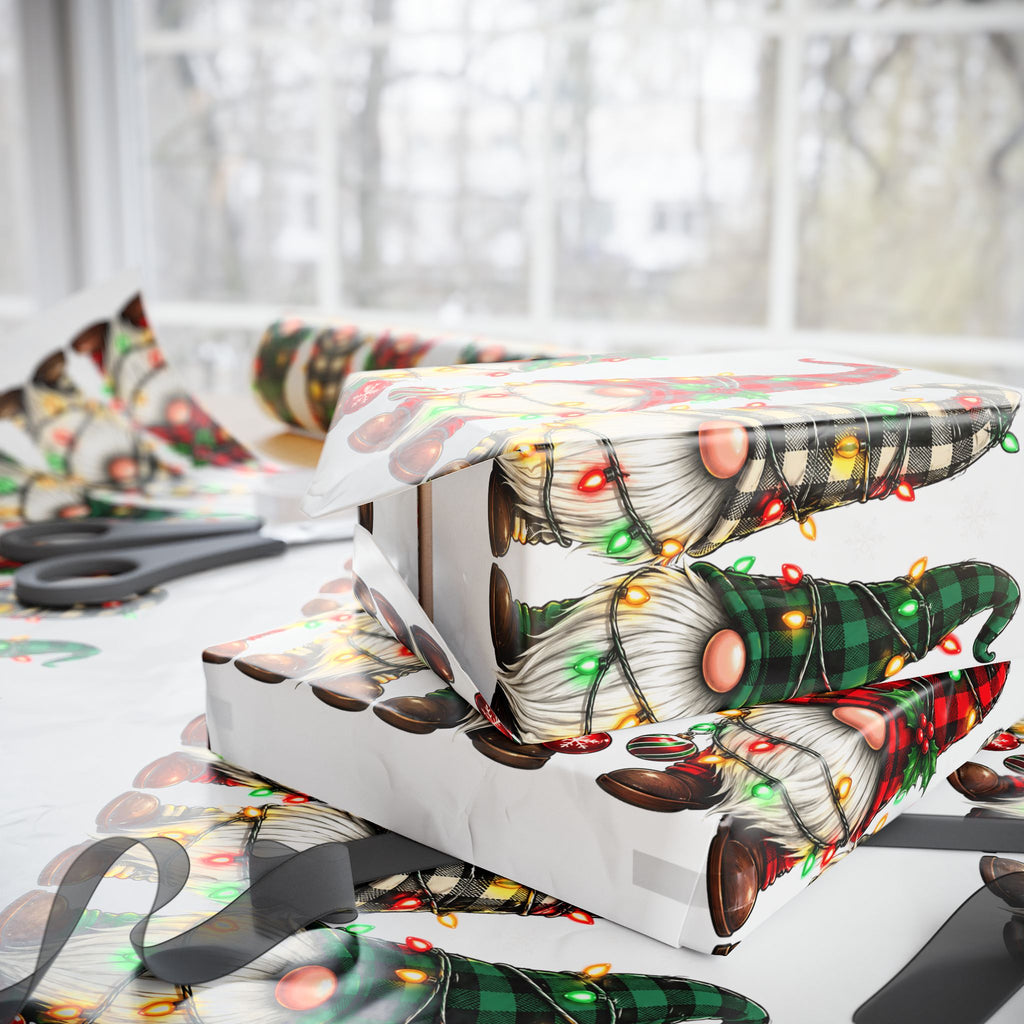 Gnome Christmas Wrapping Paper