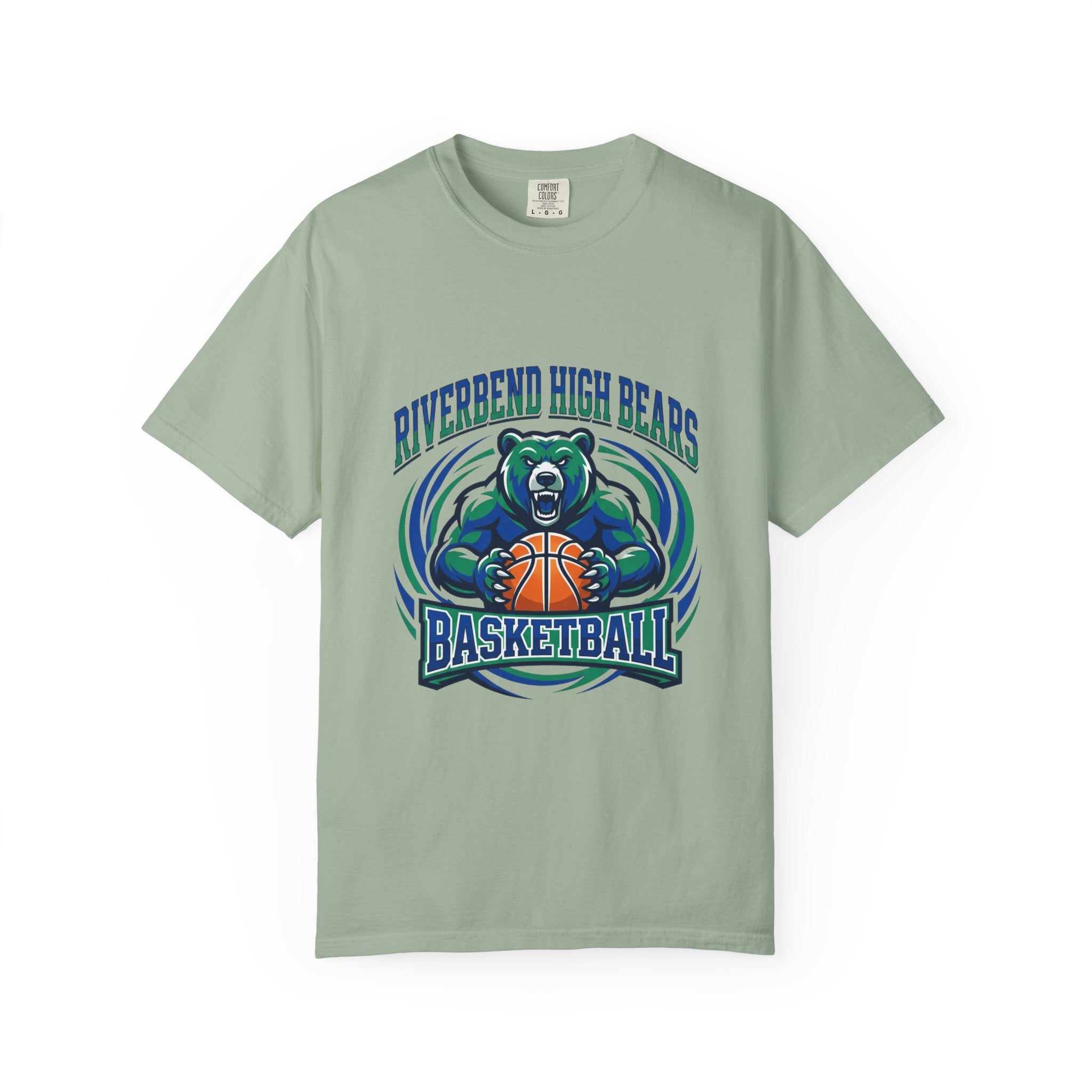 Riverbend High Bears Basketball T-Shirt — School Team Spirit Tee