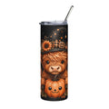 Halloween Highland Cow 20oz Tumbler