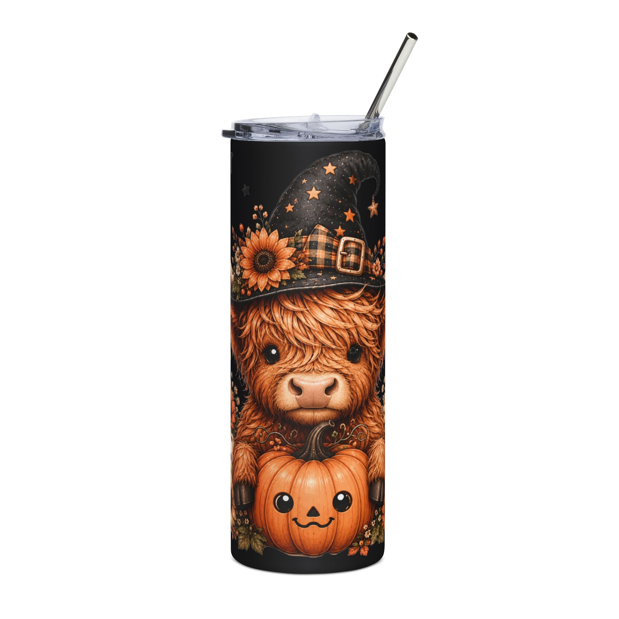Halloween Highland Cow 20oz Tumbler