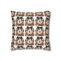 Halloween Pumpkin Girl Decorative Pillowcase — Cute Spooky Fall Throw Pillow Cover