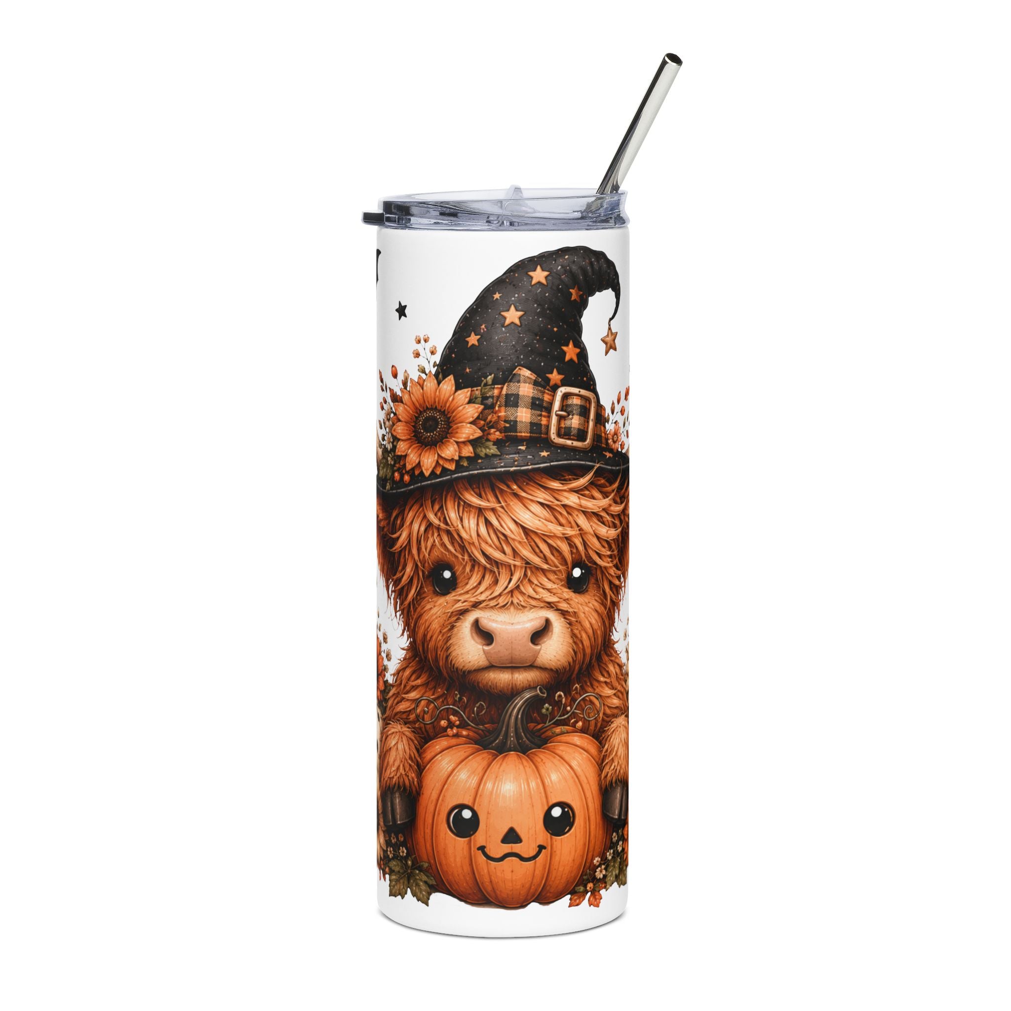 Halloween Highland Cow 20oz Tumbler
