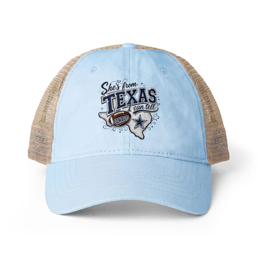 Women's Washed Mesh-Back Cap