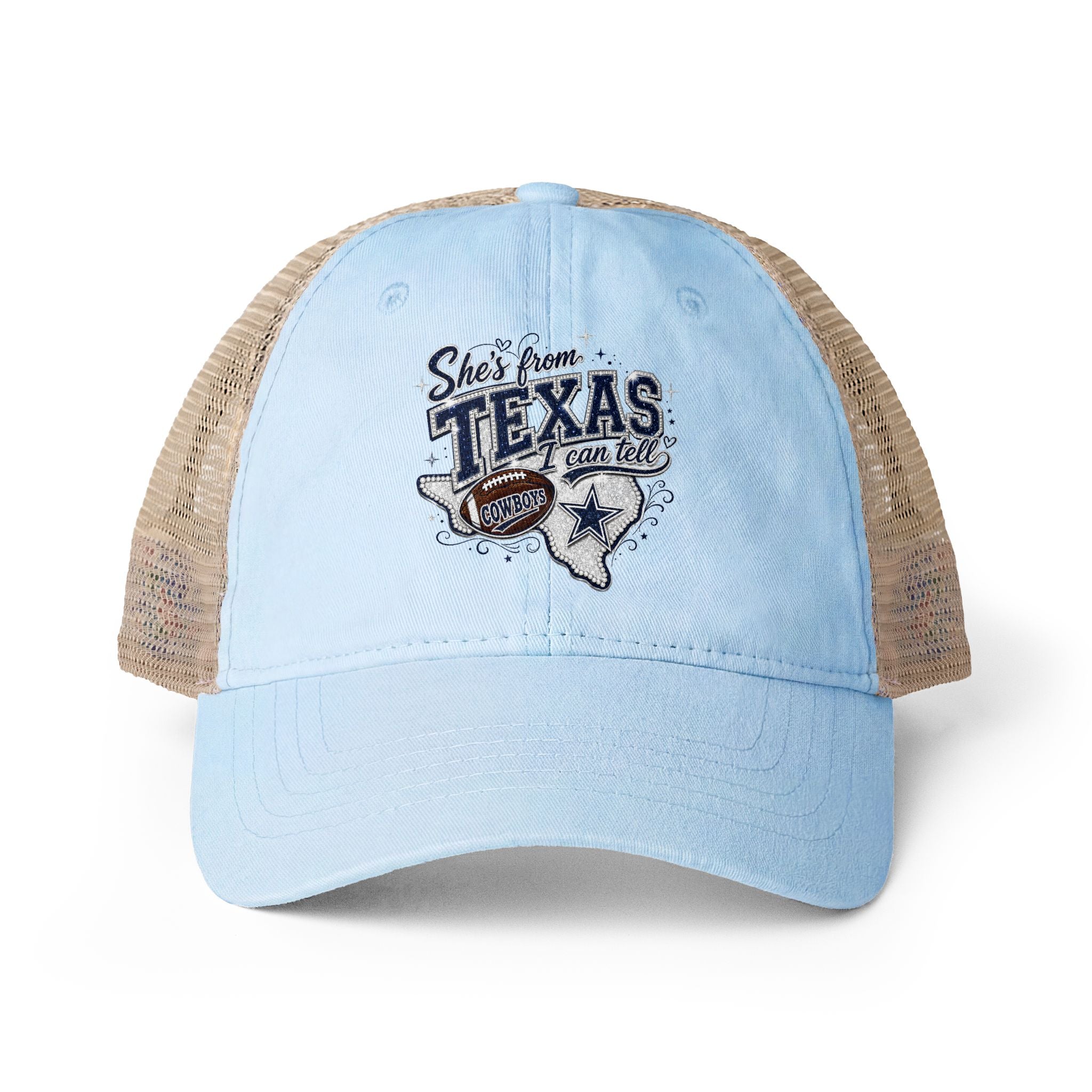 Women's Washed Mesh-Back Cap