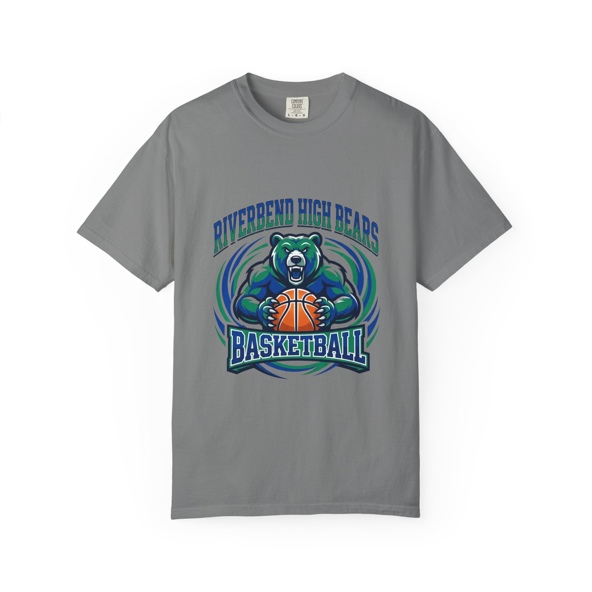Riverbend High Bears Basketball T-Shirt — School Team Spirit Tee