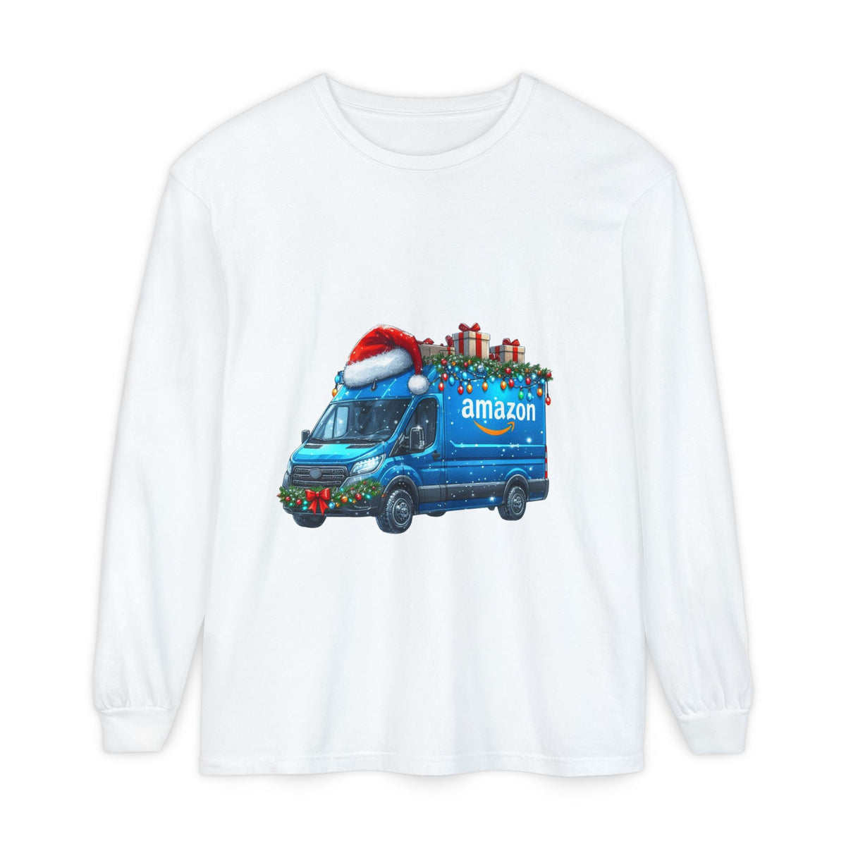 Holiday Delivery Truck Long Sleeve Tee