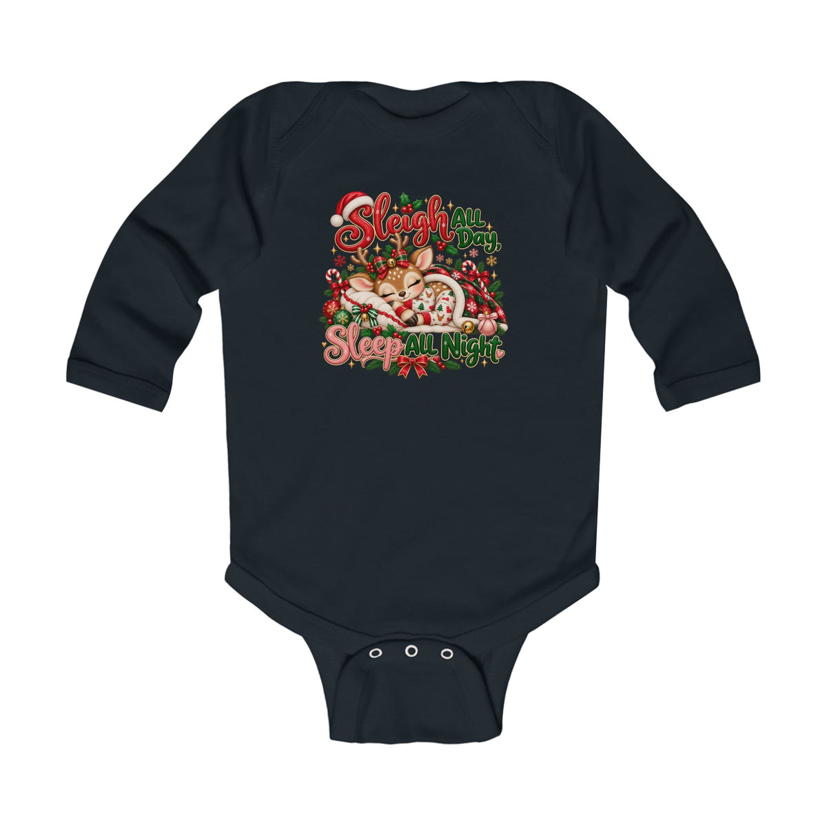 Baby Bodysuit - Christmas Infant Long Sleeve Onesie