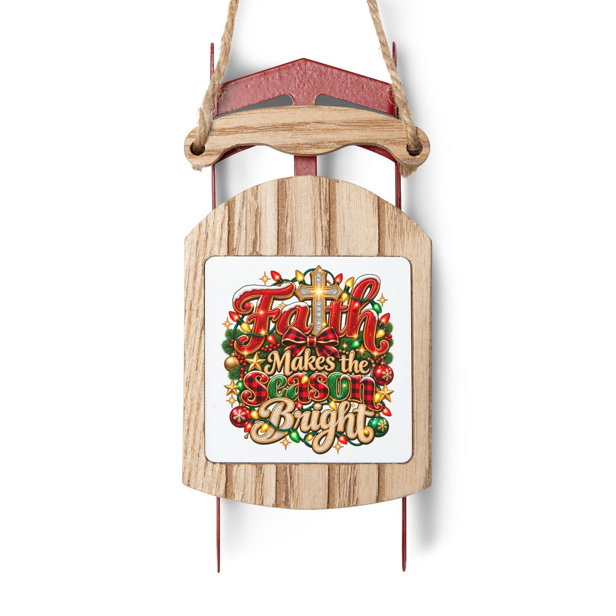 Sled Ornaments