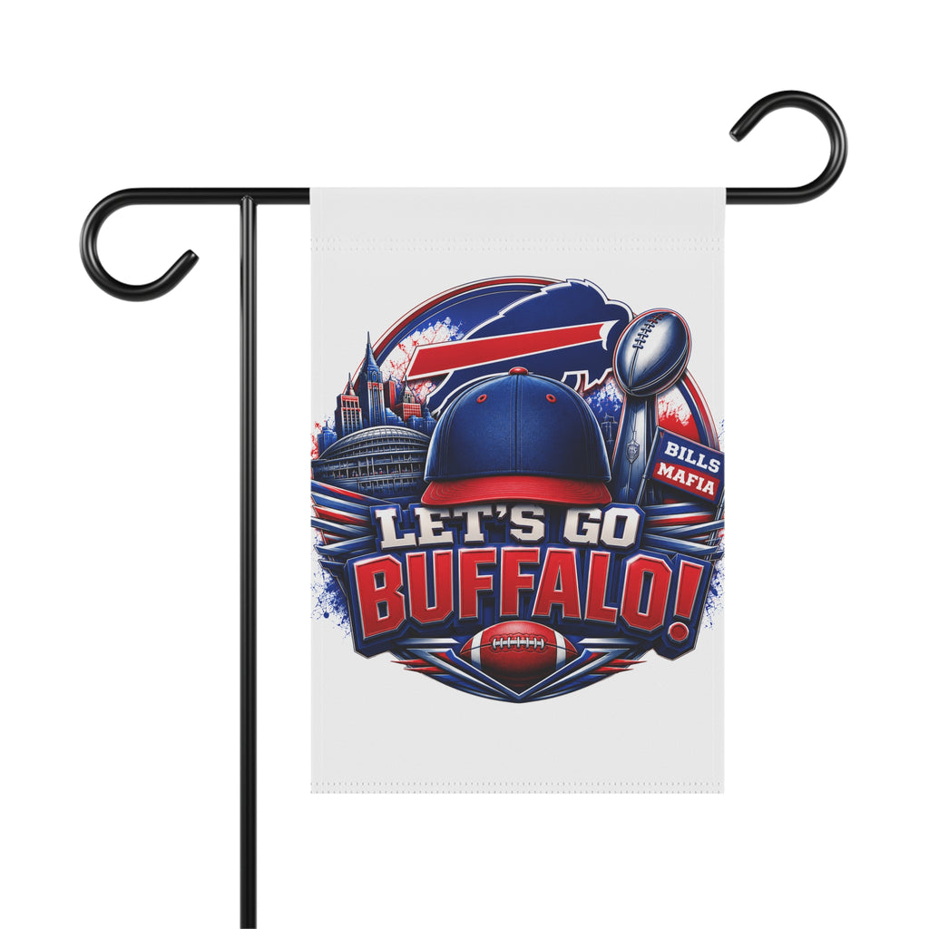 Let's Go Buffalo! Garden Flag