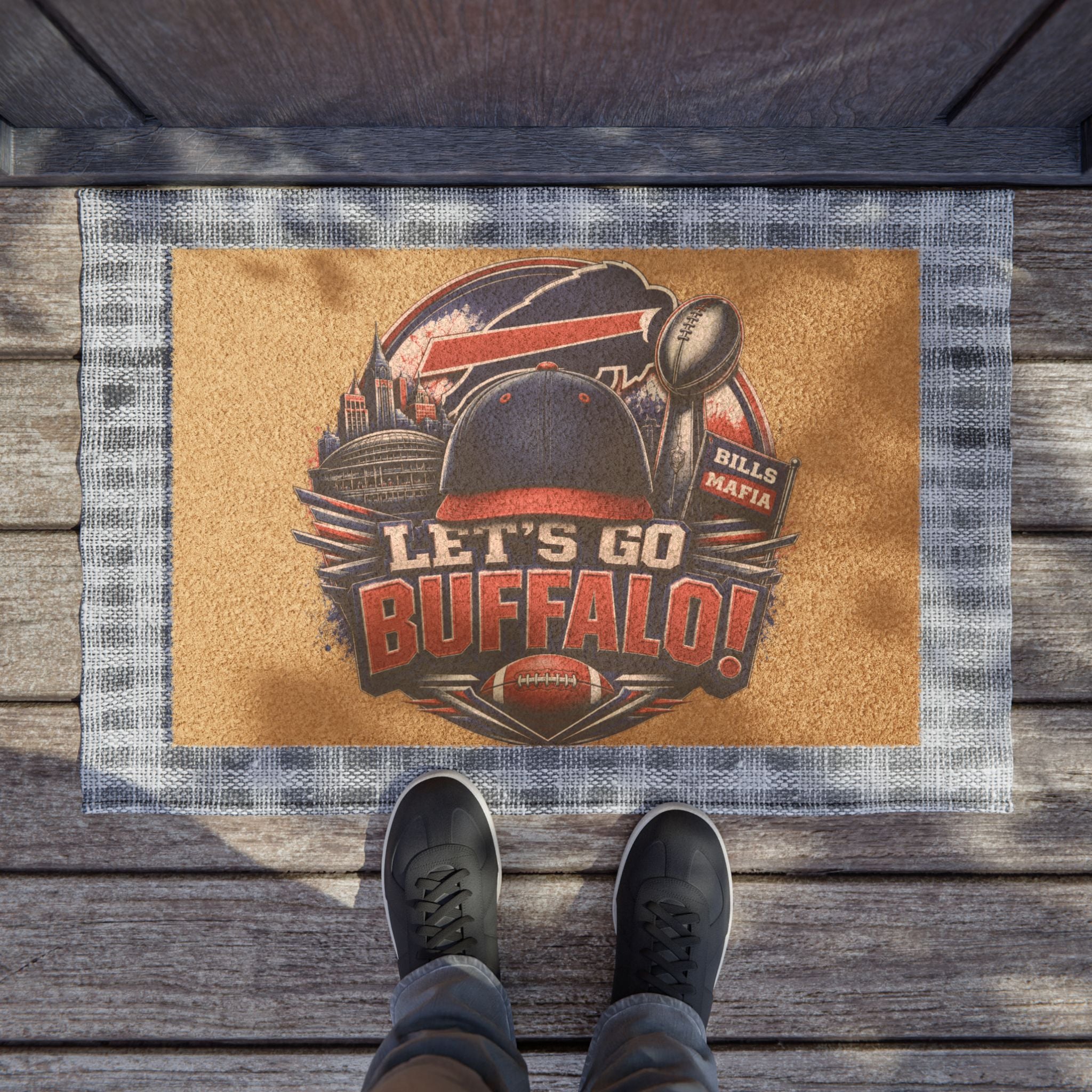 Let's Go Buffalo! Doormat