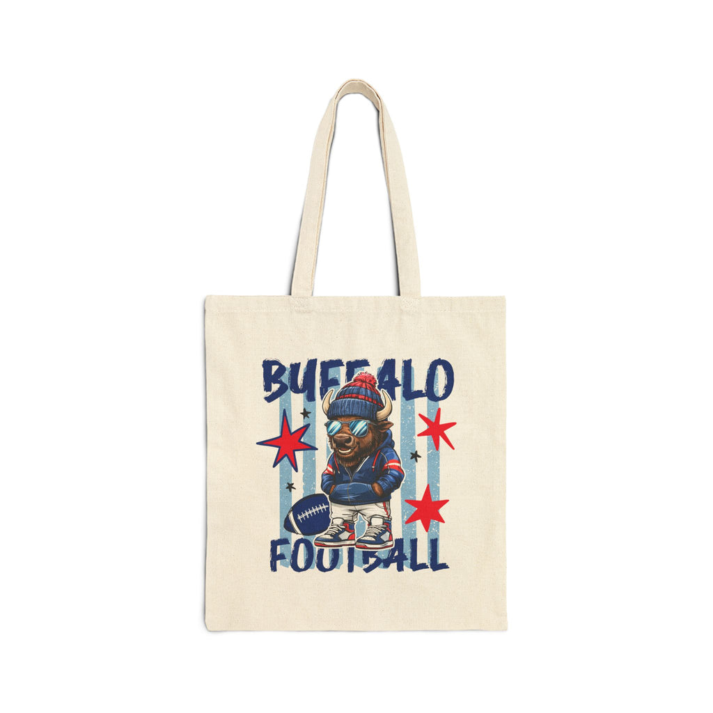 Buffalo Football Canvas Tote Bag