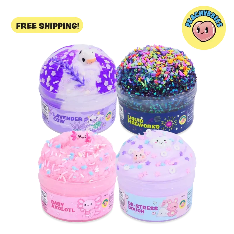 Peachybbies Scented Slime Bundle