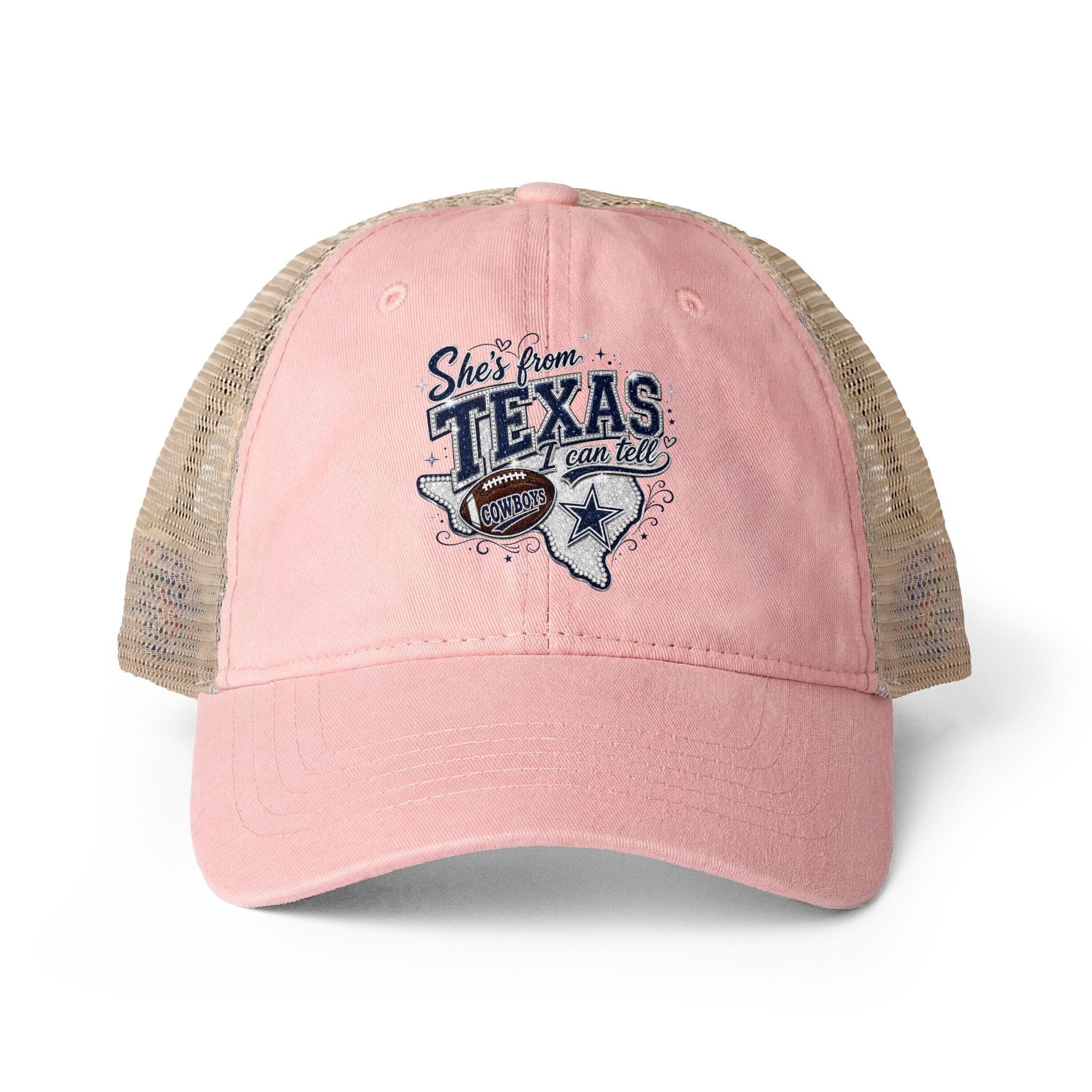 Women's Washed Mesh-Back Cap