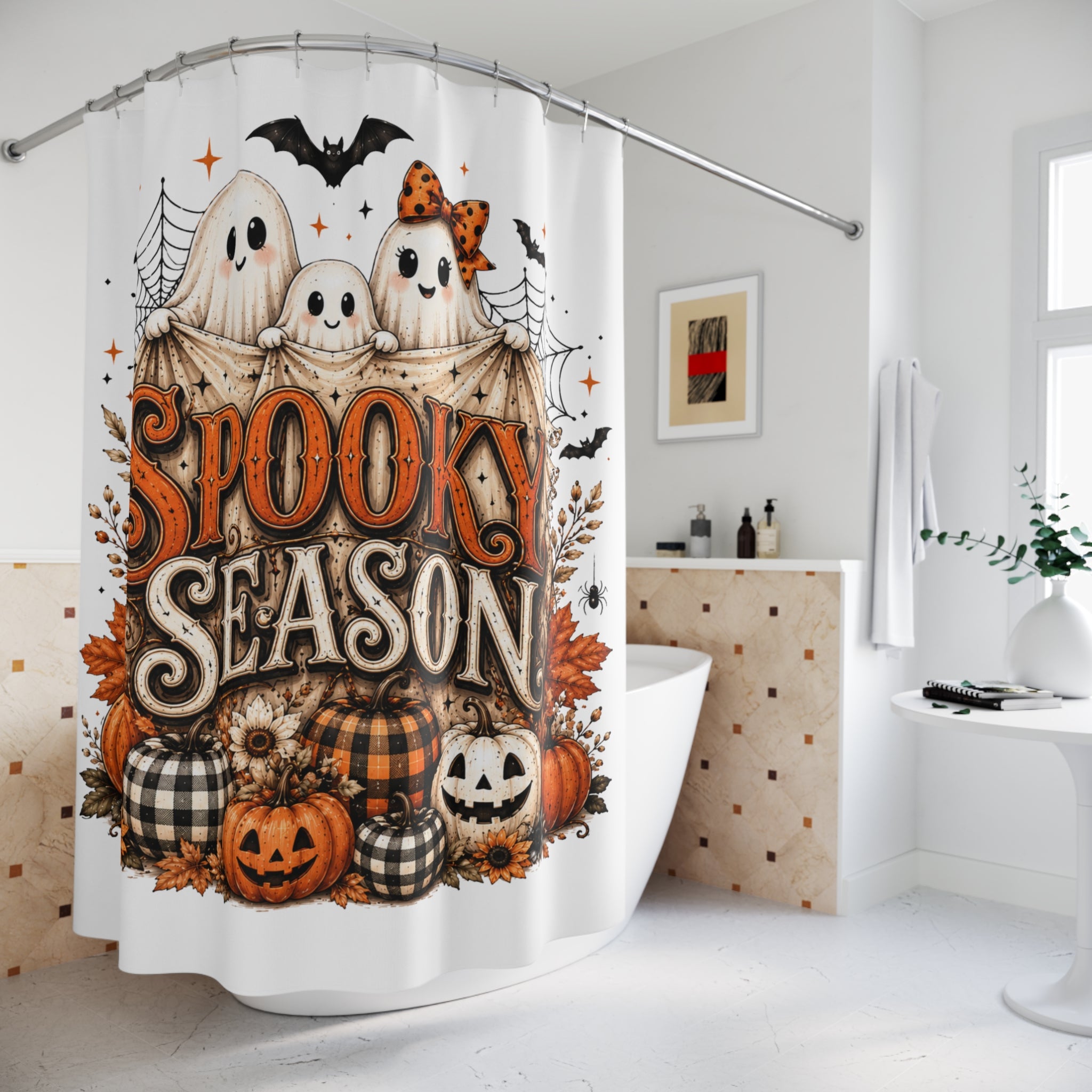 Spooky Season Shower Curtain