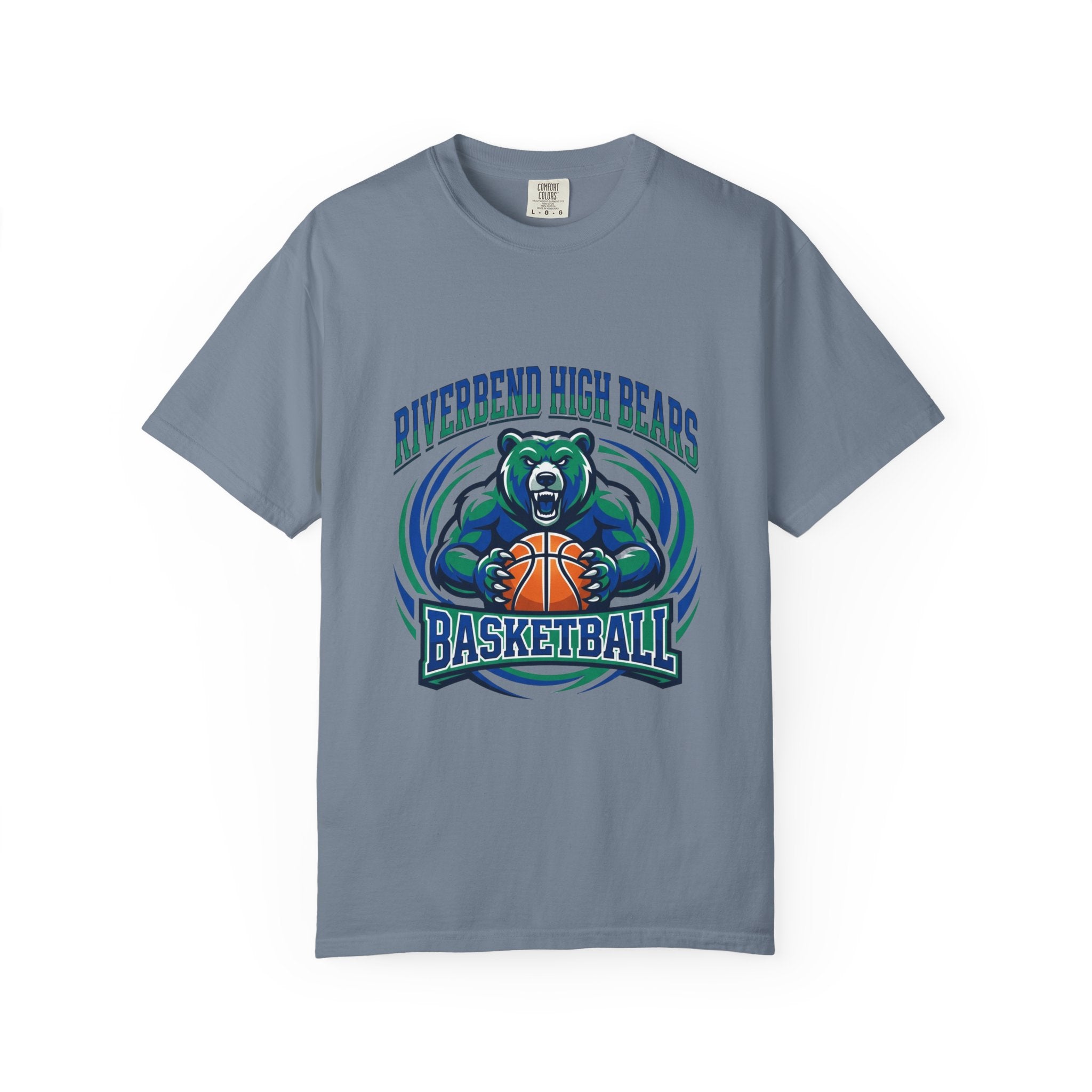 Riverbend High Bears Basketball T-Shirt — School Team Spirit Tee