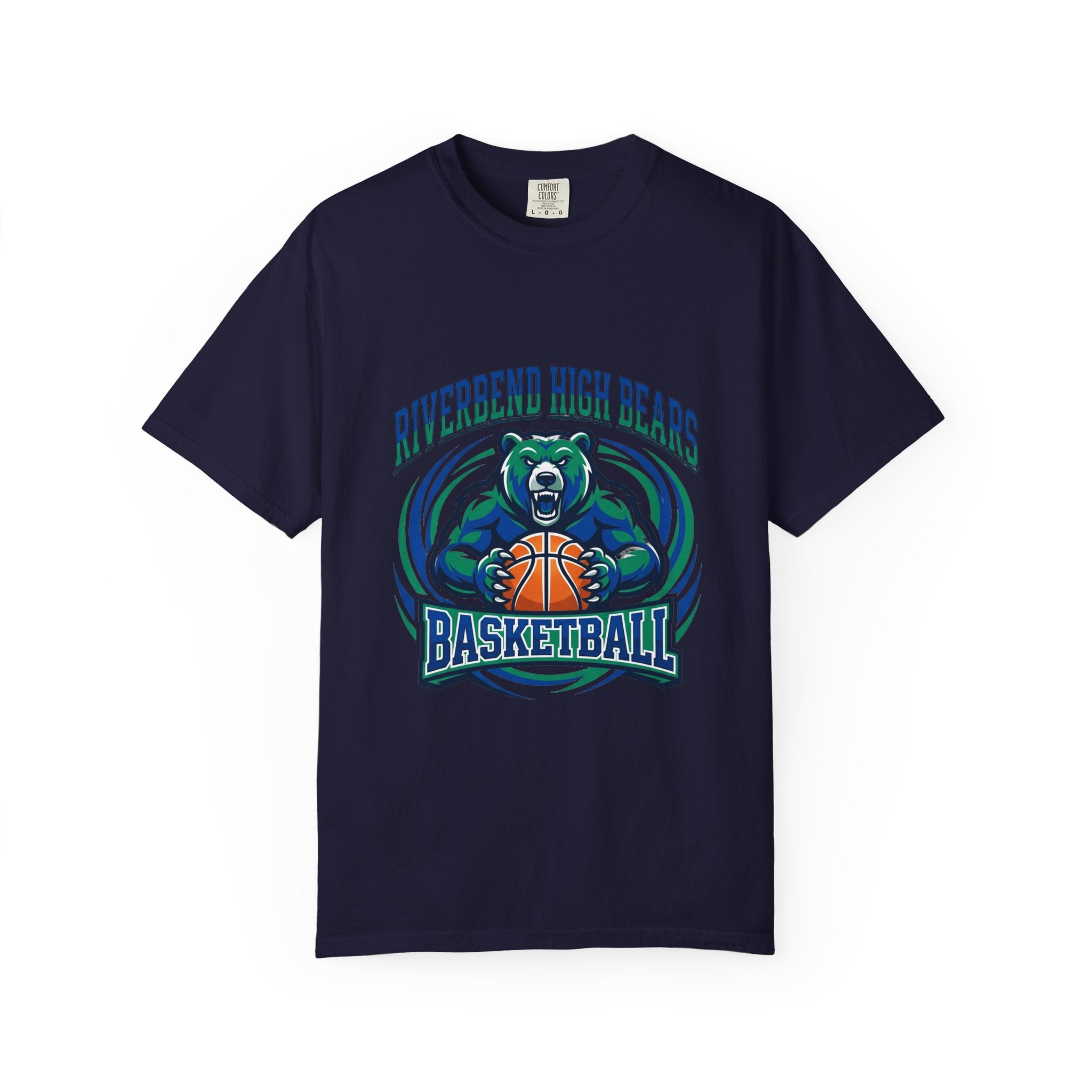 Riverbend High Bears Basketball T-Shirt — School Team Spirit Tee