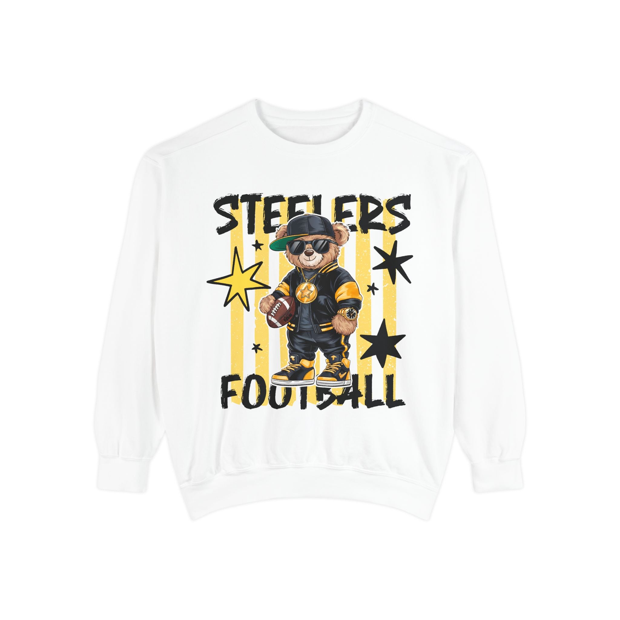 Steelers Football Bear Sweatshirt