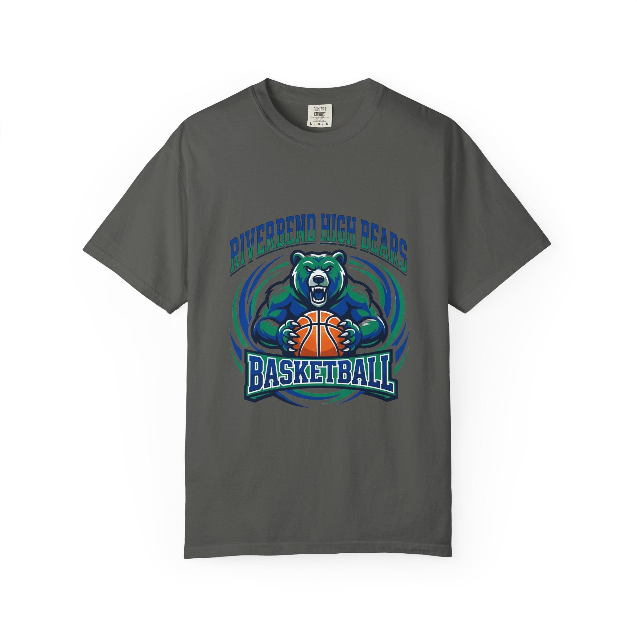 Riverbend High Bears Basketball T-Shirt — School Team Spirit Tee