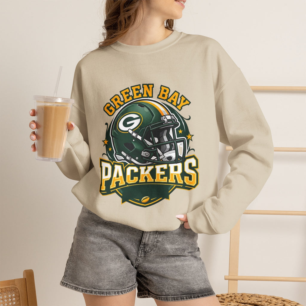 Green Bay Packers Football Crewneck Sweatshirt